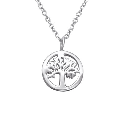 Silver Tree Of Life Necklace