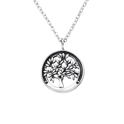 Silver Tree Of Life Necklace