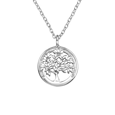 Tree Of Life Sterling Silver Necklace