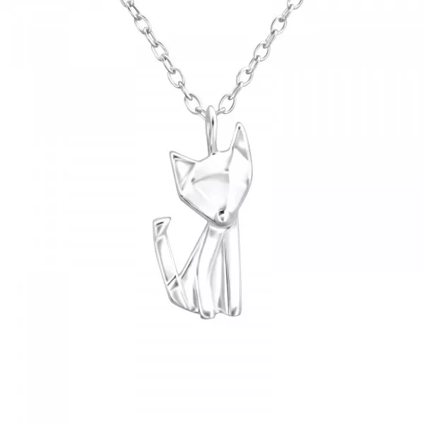 Silver fox necklace by BDSart on DeviantArt