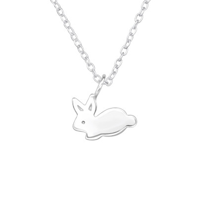 Silver Rabbit Necklace