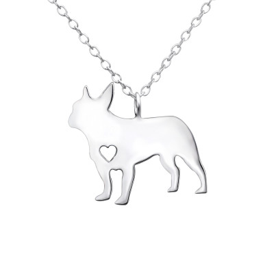 Silver Dog Necklace