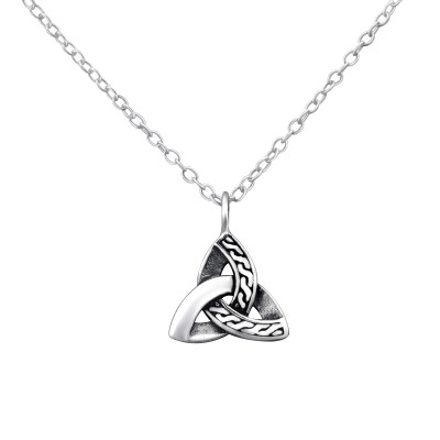 Silver Trinity Knot Necklace