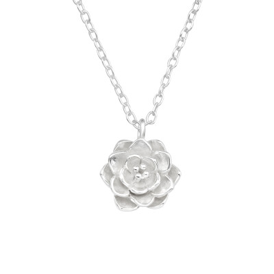 Silver Flower Necklace