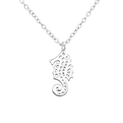 Silver Seahorse Necklace