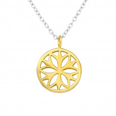 Silver Flower Necklace