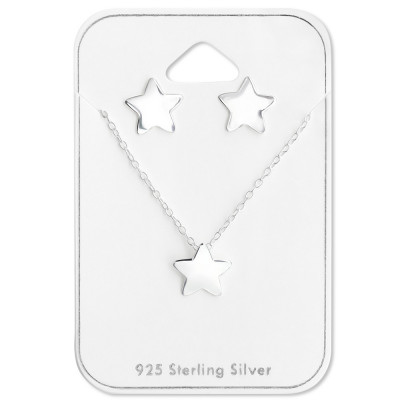 Silver Star Set on Card