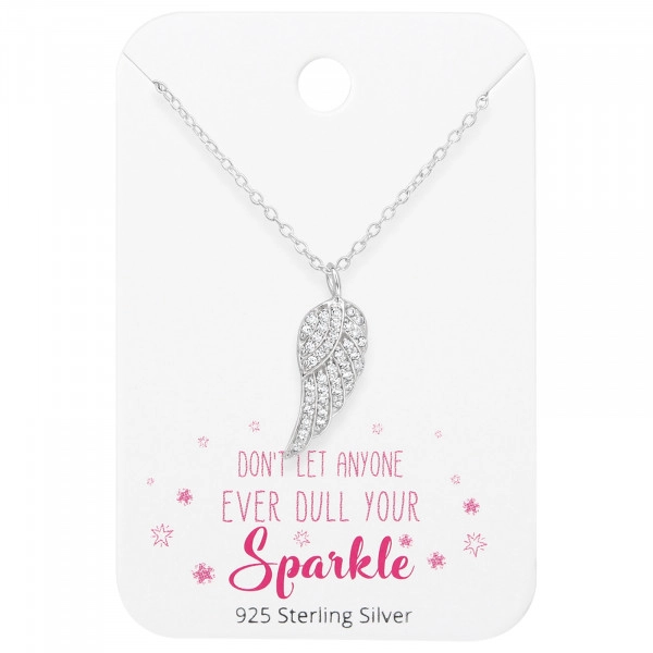 Sterling Silver CZ Do Not Let Anyone Dull Your Sparkle Necklace Sterling Silver CZ Do Not Let Anyone Dull Your Sparkle Necklace