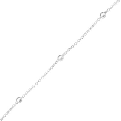 2mm Balls Sterling Silver Single Chain