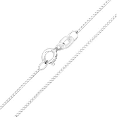 41cm Silver Curb Chain