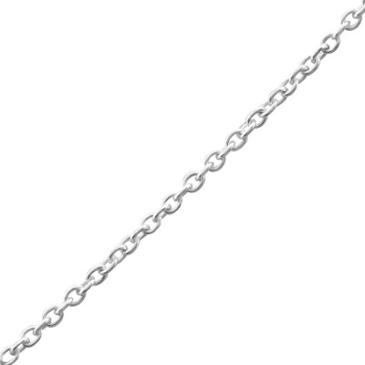 Cable Sterling Silver Single Chain