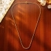 41cm Sterling Silver Gold Plated Cable Chain