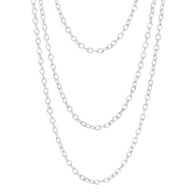 Layering Sterling Silver Single Chain