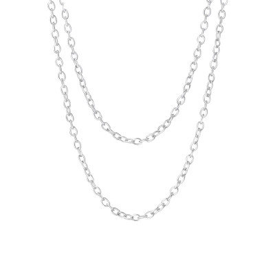 45cm Silver Layering Chain