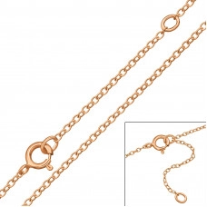Cable Chain 45cm Sterling Silver Single Chain