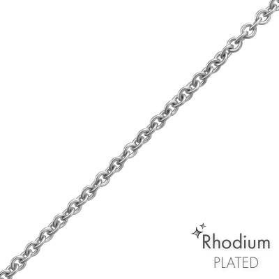 45cm Silver Cable Chain with 7cm Extension Included