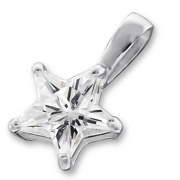 ネックレス・ペンダント +ENGBROX+ silver925 starlight cubic necklace EBNL24015SV Fashionable Silver Star Necklace with Cubic Zirconia