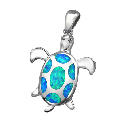 Turtle Sterling Silver Pendant