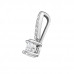 Classic Sterling Silver Pendant with Cubic Zirconia