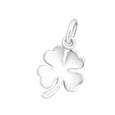 Silver Lucky Clower Pendant