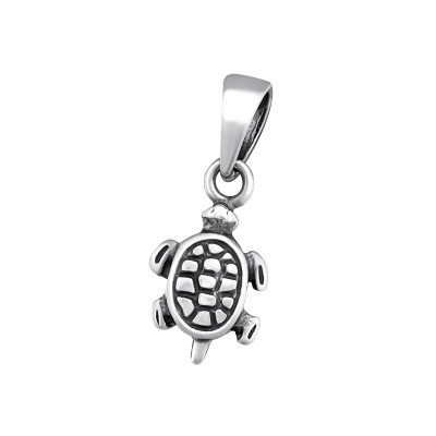 Silver Turtle Pendant