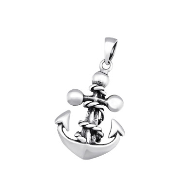 Silver Anchor Pendant