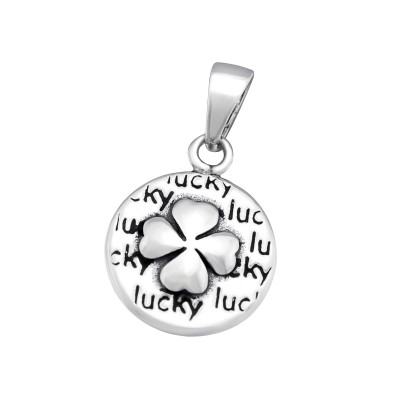 Silver Lucky Clover Pendant