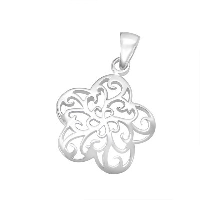 Silver Filigree Star Pendant