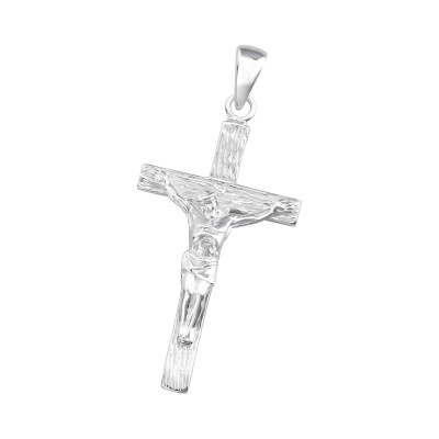 Silver Jesus Pendant