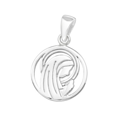 Silver Mary Pendant