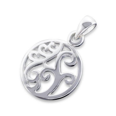 Circle Sterling Silver Pendant