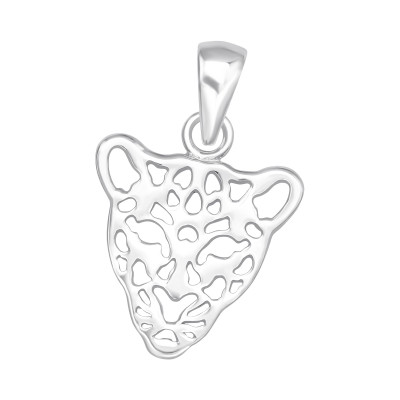 Silver Leopard Pendant