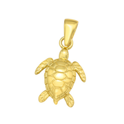 Silver Turtle Pendant