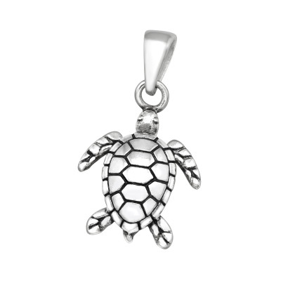 Silver Turtle Pendant