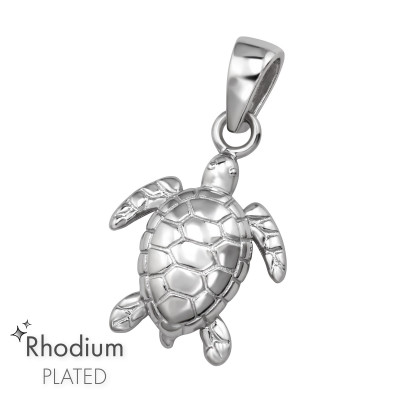 Silver Turtle Pendant