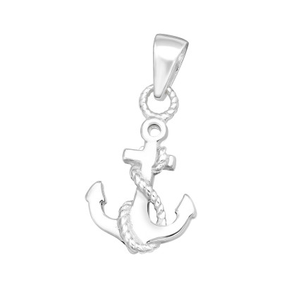 Silver Anchor Pendant