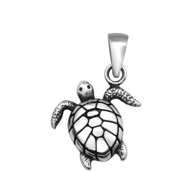 Silver Turtle Pendant