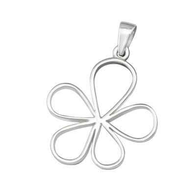 Silver Flower Pendant