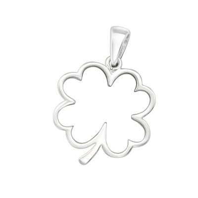 Silver Lucky Clover Pendant