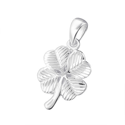 Silver Lucky Clover Pendant