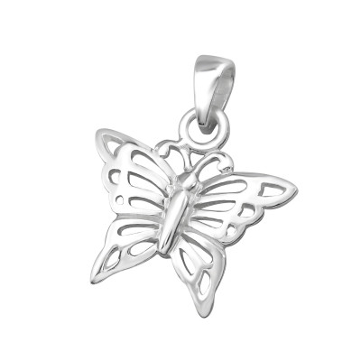 Silver Butterfly Pendant