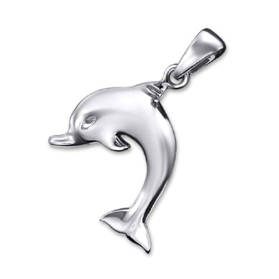 Dolphin Sterling Silver Pendant