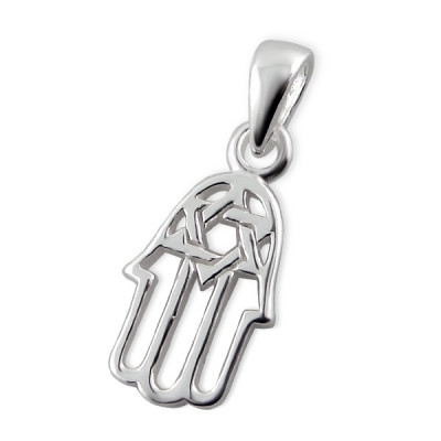 Hamsa Sterling Silver Pendant