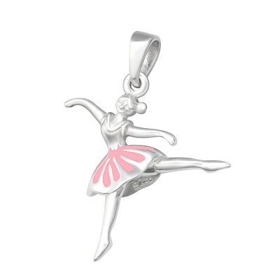 Silver Ballerina Pendant