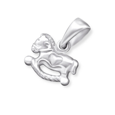 Rocking Horse Sterling Silver Pendant