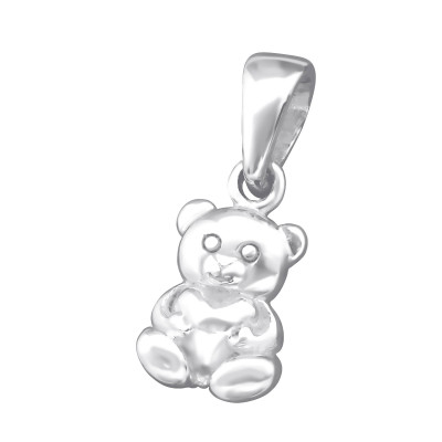 Bear Sterling Silver Pendant