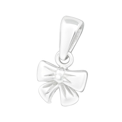 Silver Bow Pendant