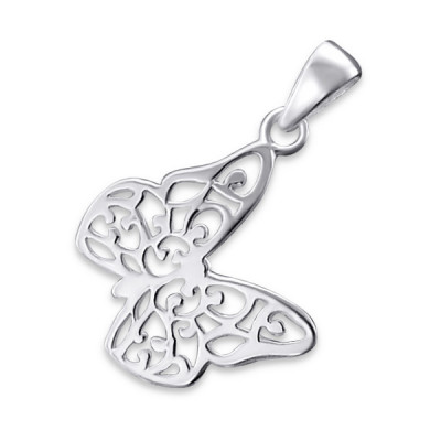 Silver Butterfly Pendant