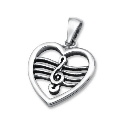 G-Clef Sterling Silver Pendant