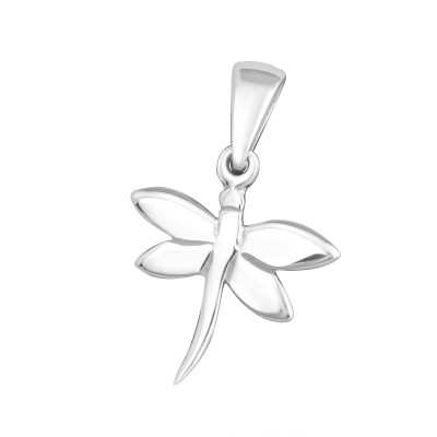 Silver Dragonfly Pendant